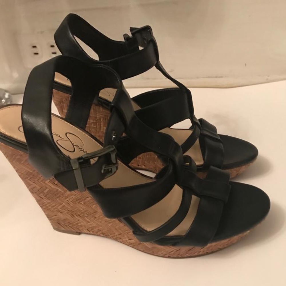 🖤Black Wedges